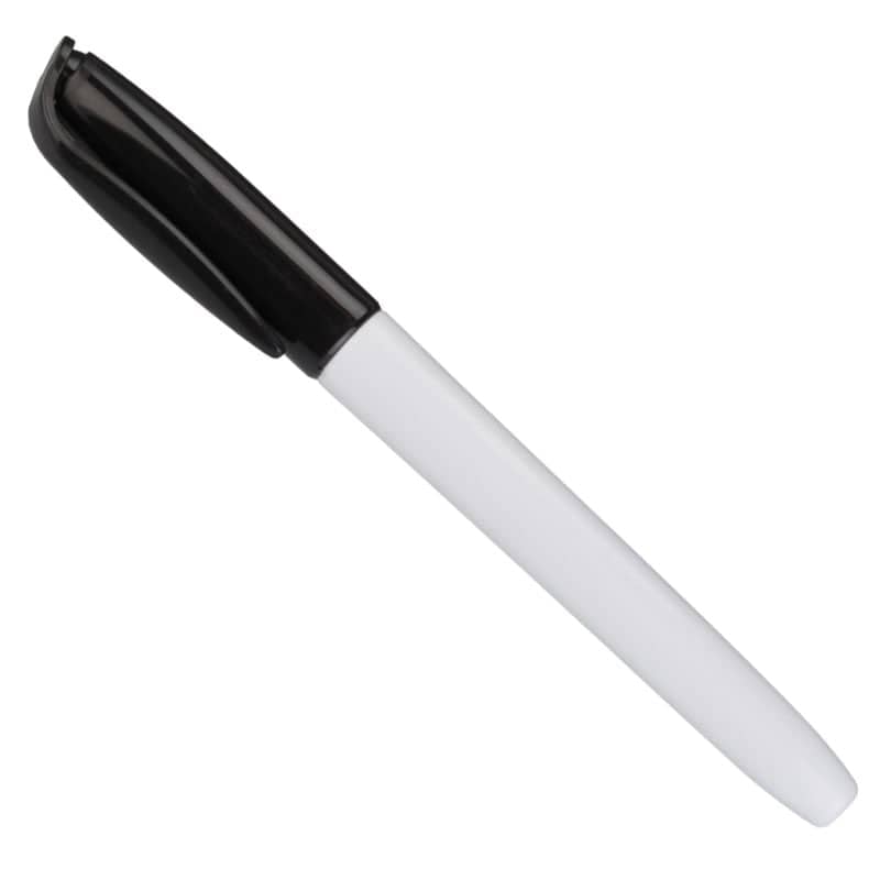 Rotuladores permanentes negros (12 uds.)