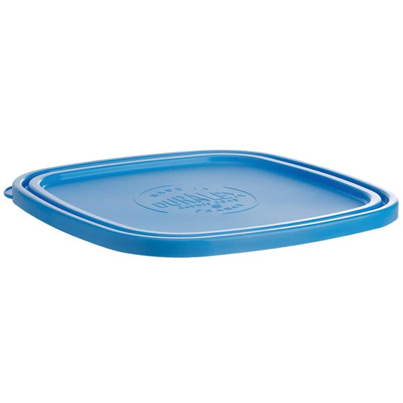 PE-lid blue Lys Carré, Duralex - 20,1x20,1cm (1 pc.)