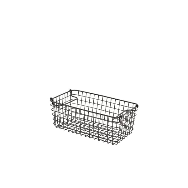 GN 1/3 Präsentationskorb, Draht - schwarz
