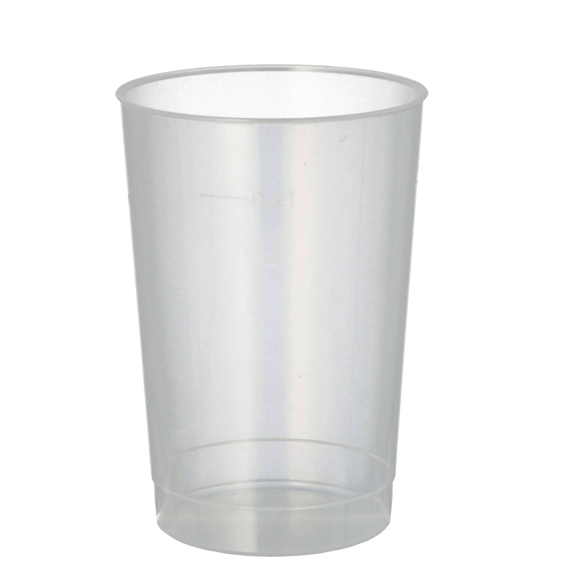 Reusable plastic cups, polypropylene - 0.2 L (40 pcs.)