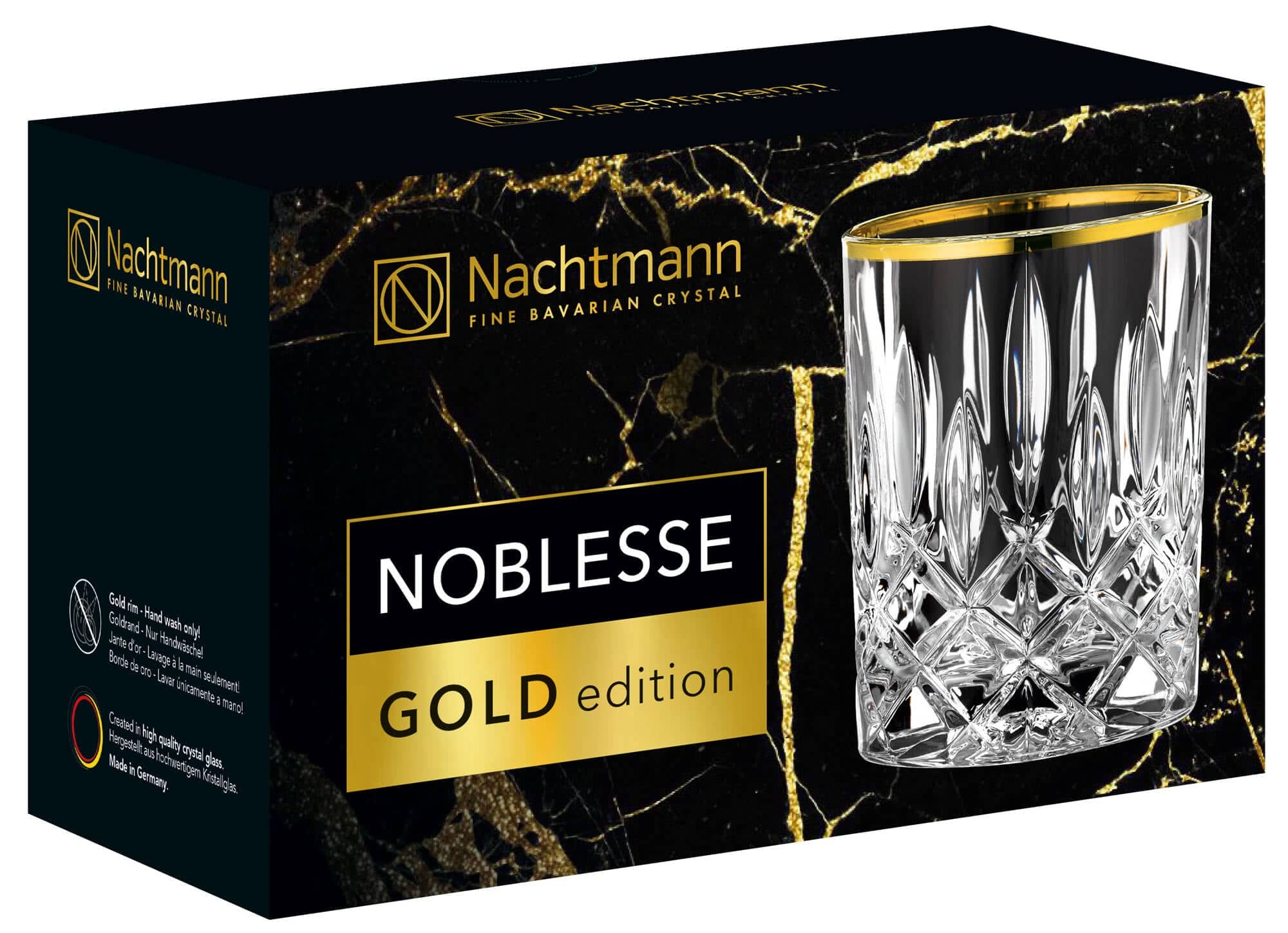 Vaso de whisky Noblesse Gold, Nachtmann - 295 ml (2 uds)