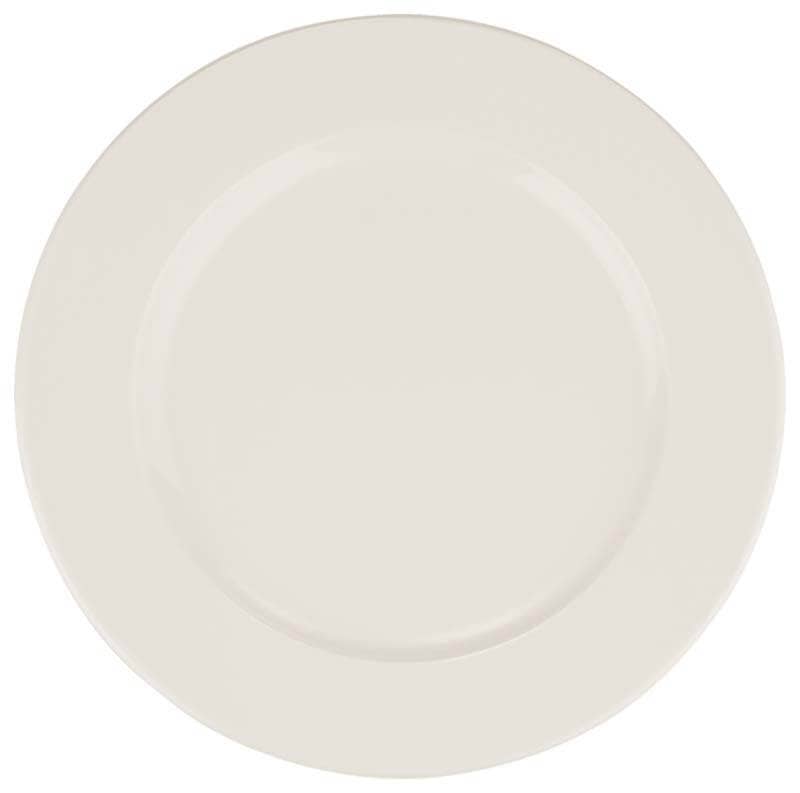 Bonna Banquet Cream Assiette plate 21cm crème - 12 pièces