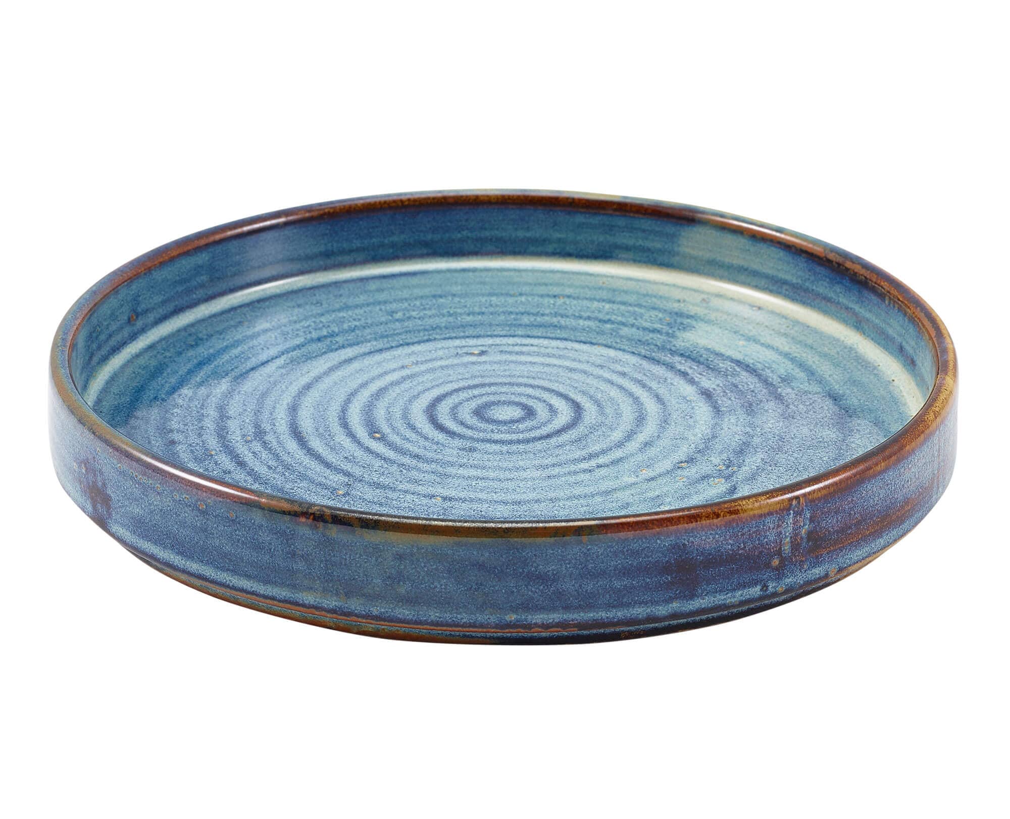 Plato de presentación Terra Aqua Blue - 21 cm (6 uds)