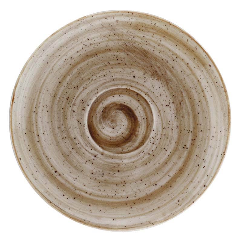 Bonna Aura Terrain Rita Saucer 12 cm, Beige - 6-Pack
