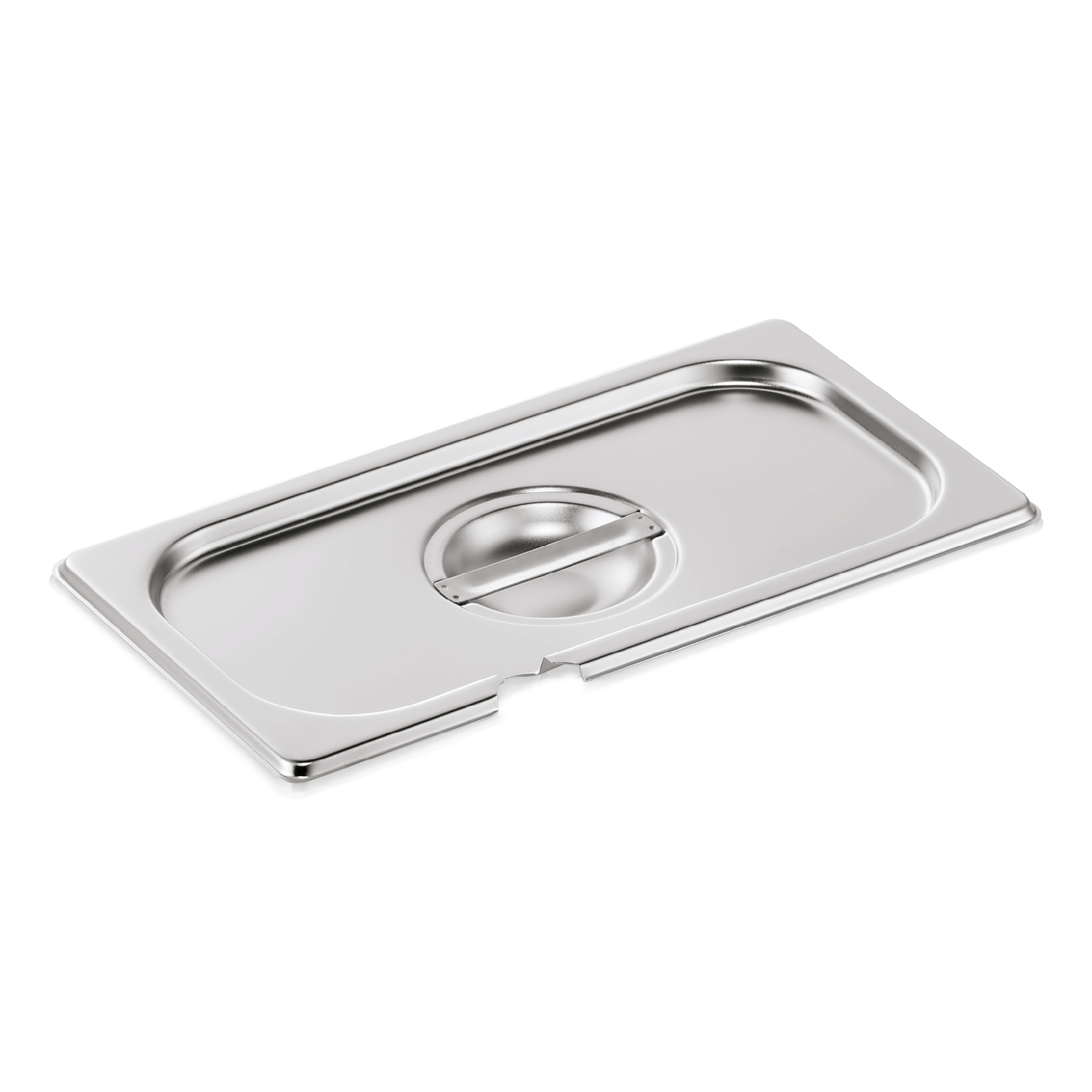 GN 1/3 Deckel, mit Löffelaussparung, CNS (Serie GN CORE)