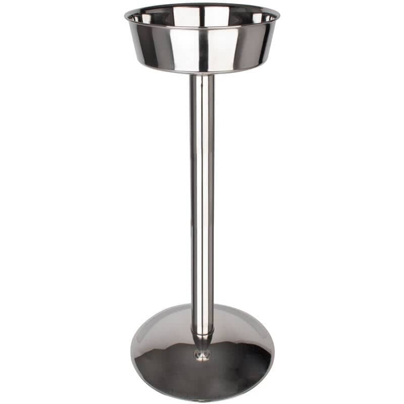 Soporte para enfriador de botellas/enfriador de vino, acero inoxidable - de altura media