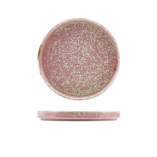 Assiette de présentation basse Terra Rose – 18 cm (6 pcs)