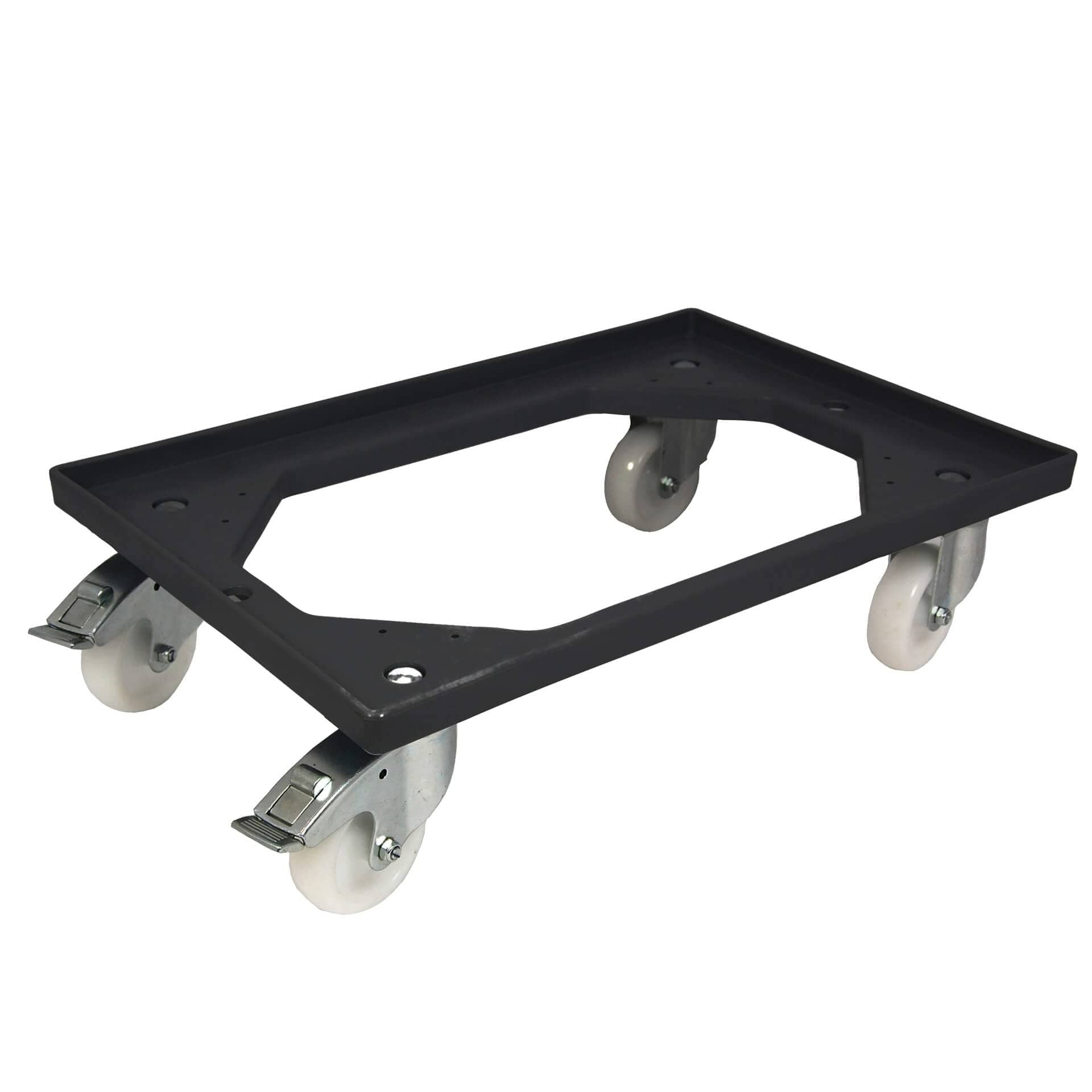 Euronorm Black Transport Trolley - 61x41x16 cm
