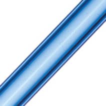 Pailles en verre (8x200mm) - bleu (50 pcs + 3 brosses)