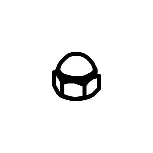 Cap nut H M5 stainless steel  - Santos #33 (33108)