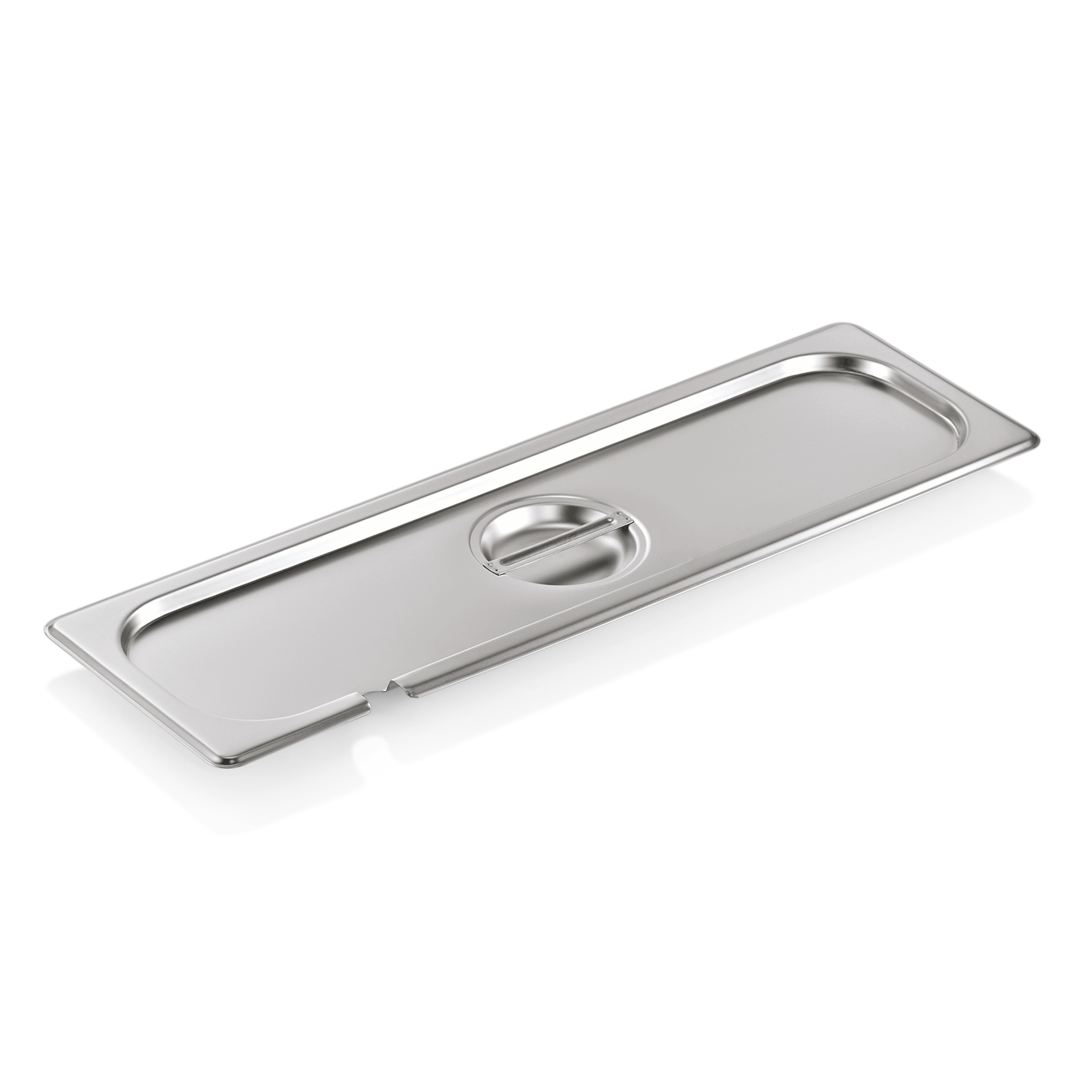 GN 2/4 Tapa, con hueco para cuchara, CNS 18/8 (serie GN SELECT)