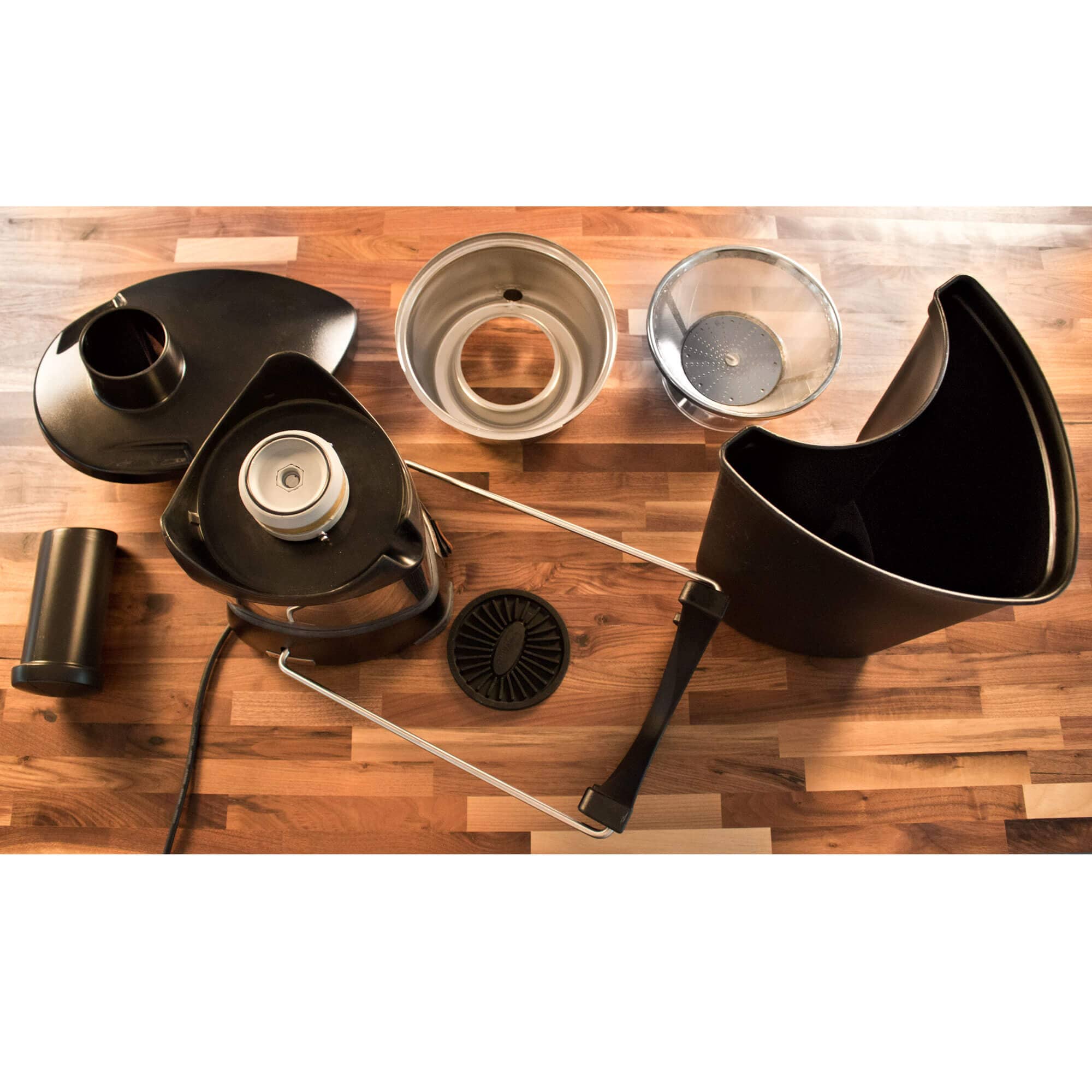 Licuadora para frutas, Santos Juicer 50, 800 vatios, 7,5 litros - negro