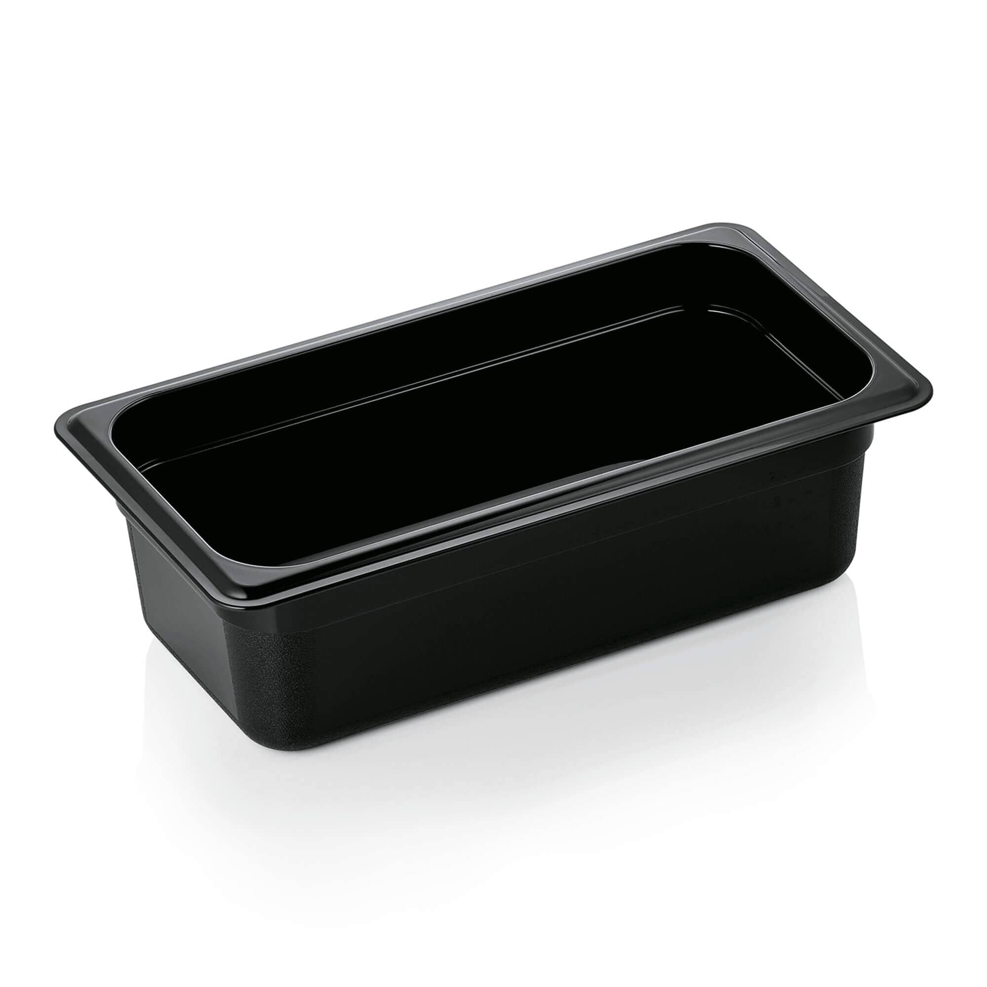GN 1/3 Récipient Gastro Norm 100mm de profondeur - PC noir (série GN 96)