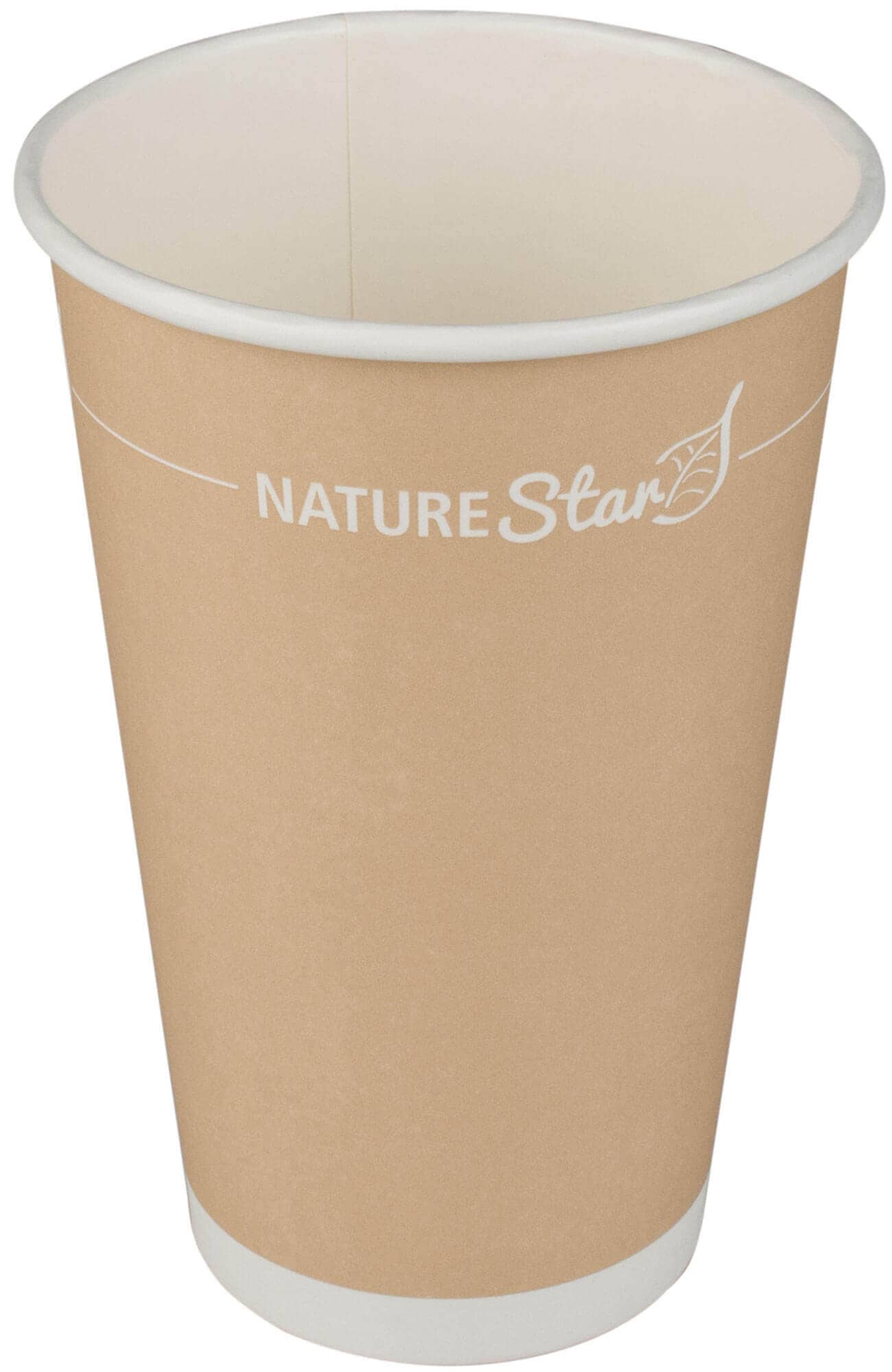 Coffee cups paper, brown - 400ml (1000 pcs.)