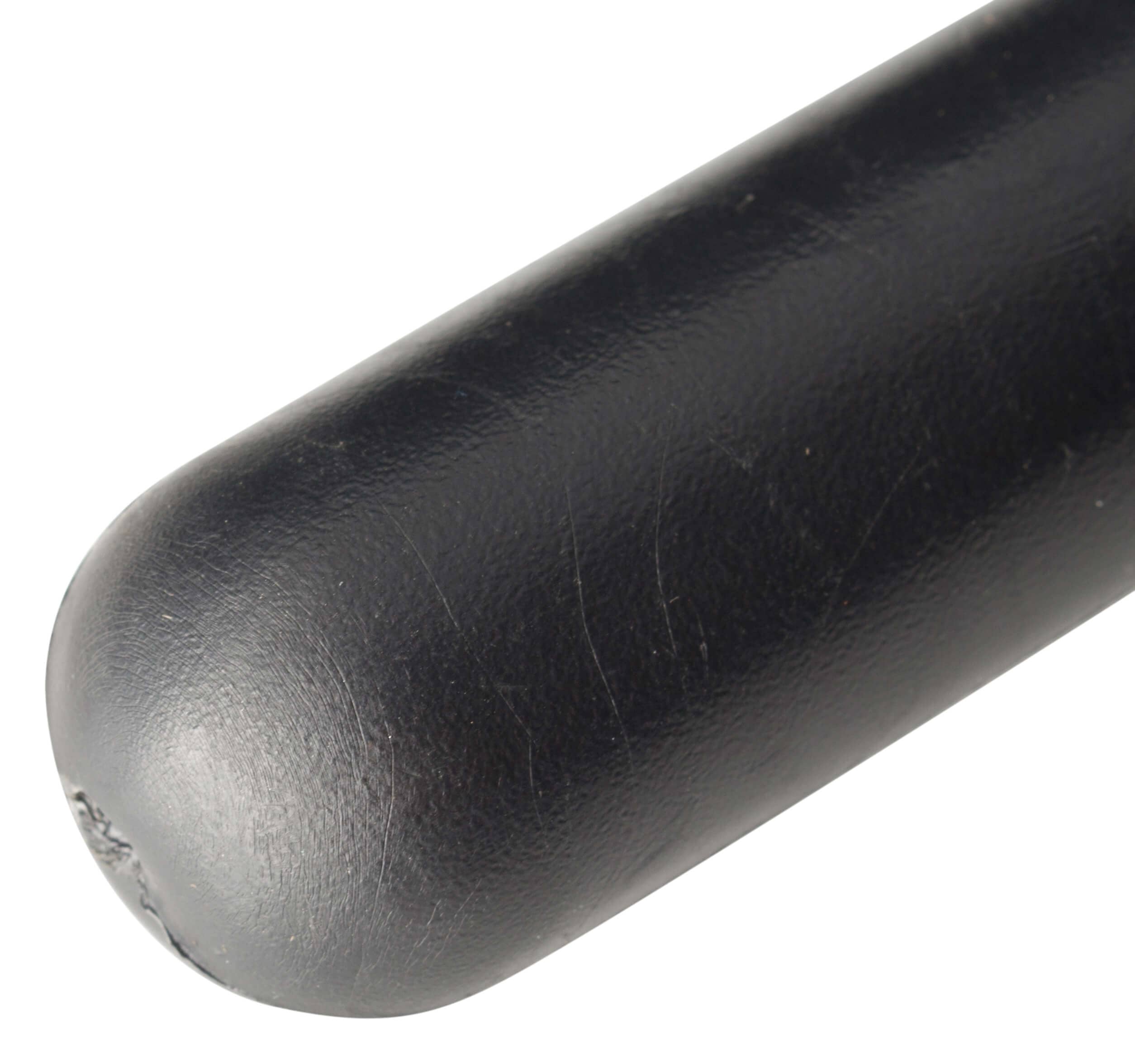 Machacador, plástico, extremo plano - negro (20 cm)