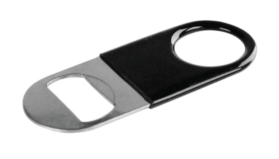 Bottle opener/cap lifter - Barblade, black vinyl