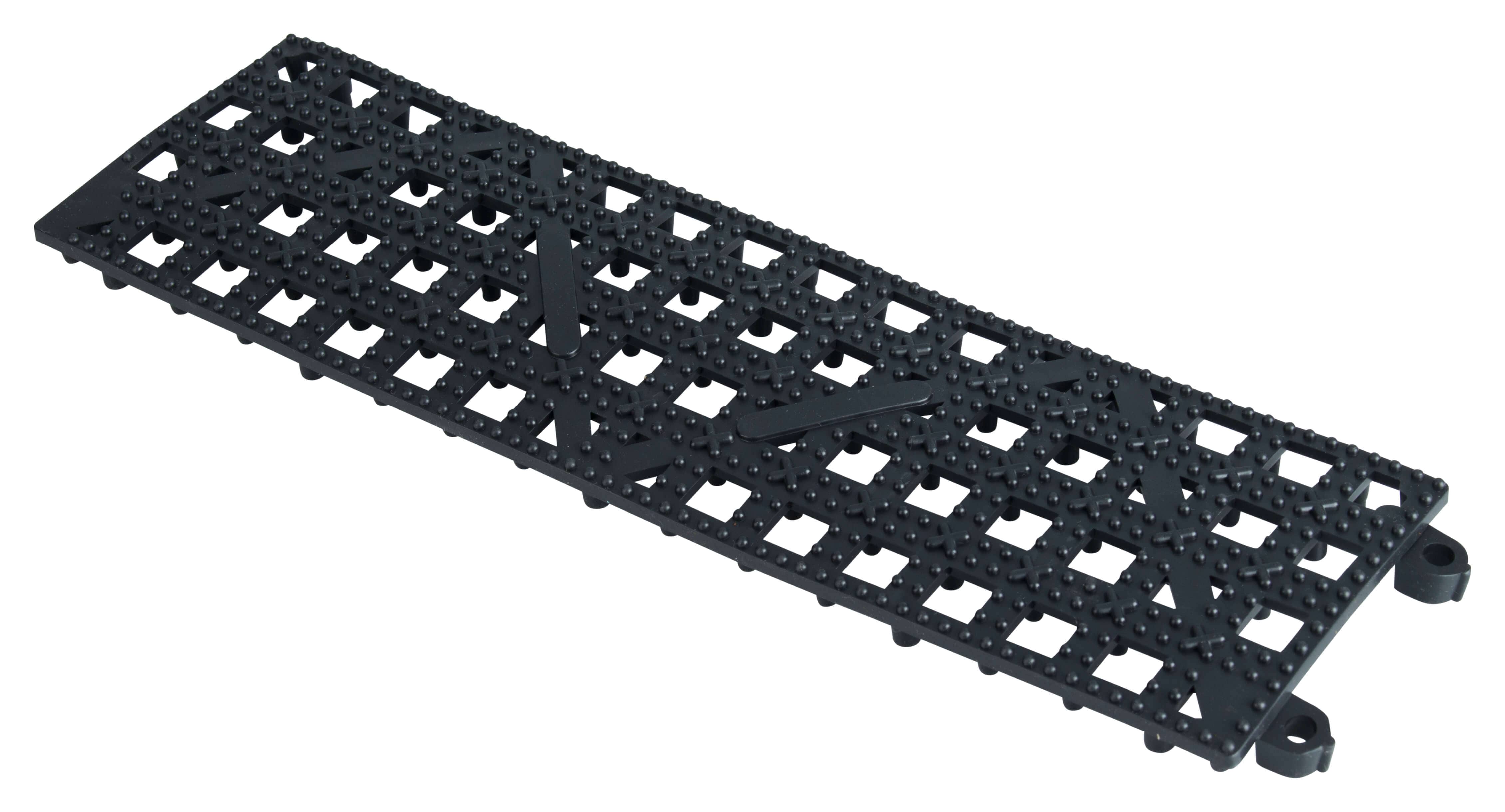 Alfombrilla para vasos negra - 9 x 31 cm