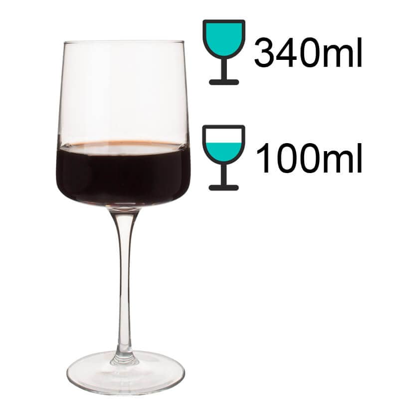 Red wine glass Iconic, Pasabahce - 340 ml (1 pc.)
