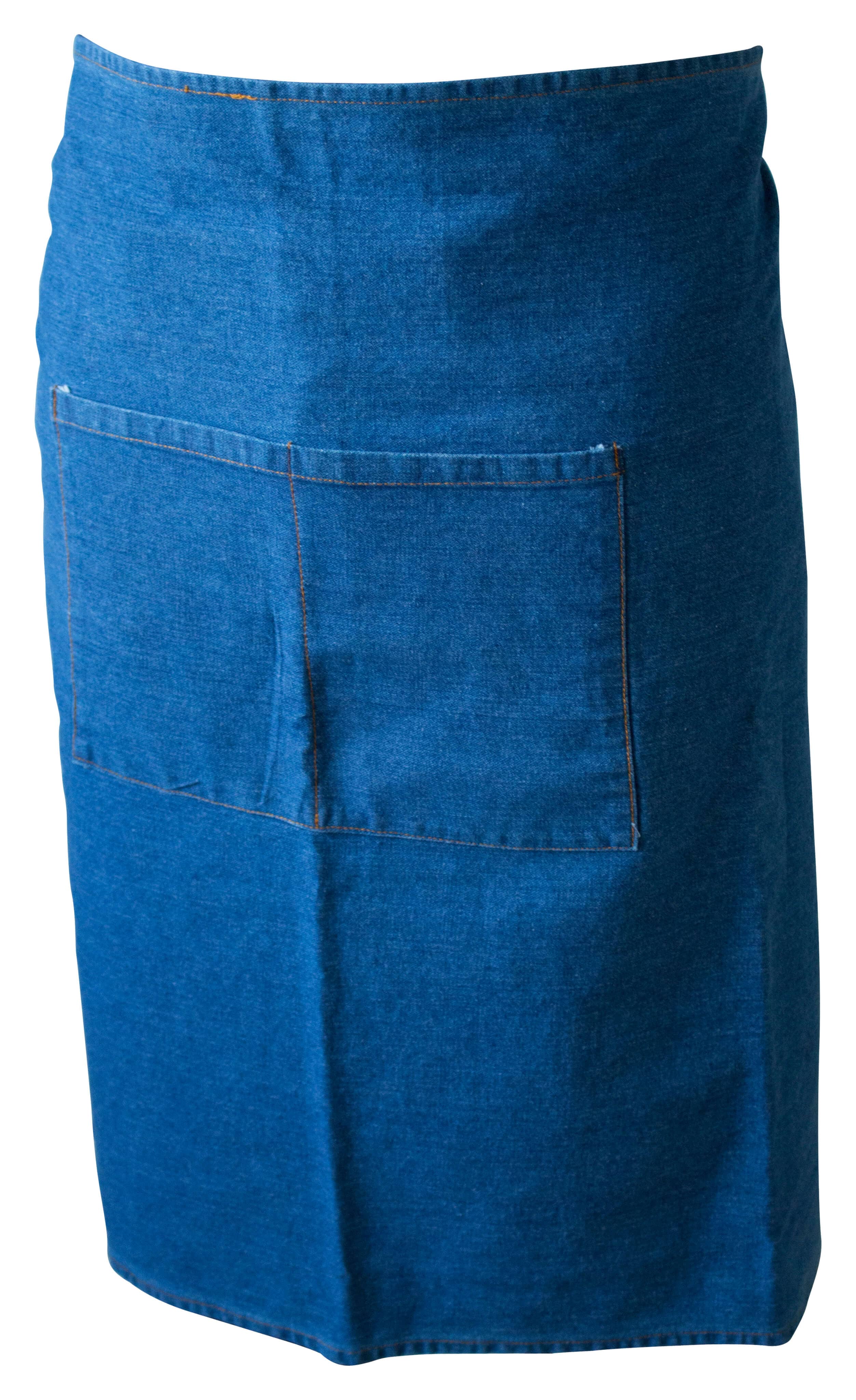 Kellnerschürze, Jeans, 70x90cm - washed (hell)
