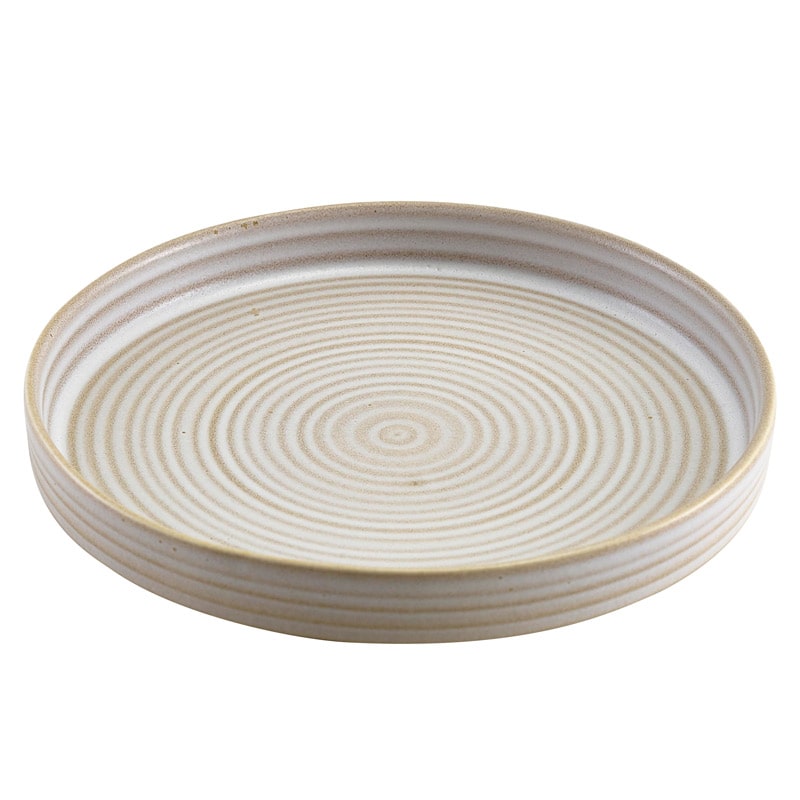 Präsentationsteller Antigo Steingut Barley – 18 cm (6 Stk.)