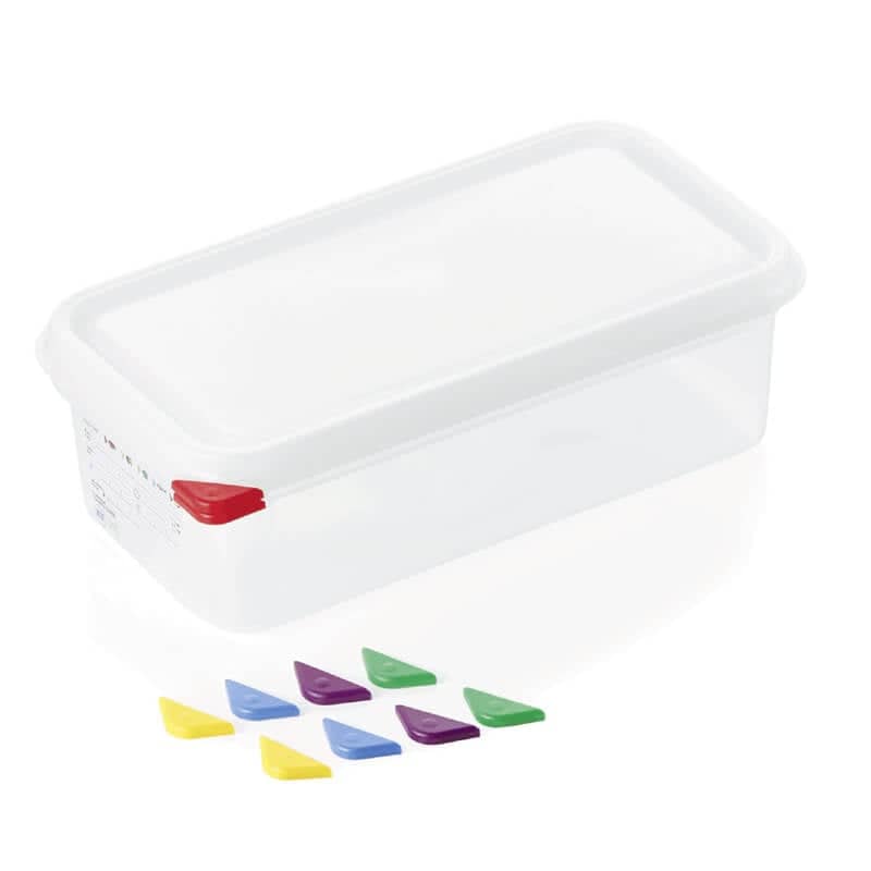 GN Container 1/3 set incl. lid, PP - 4l / H 10cm (1 pc.)
