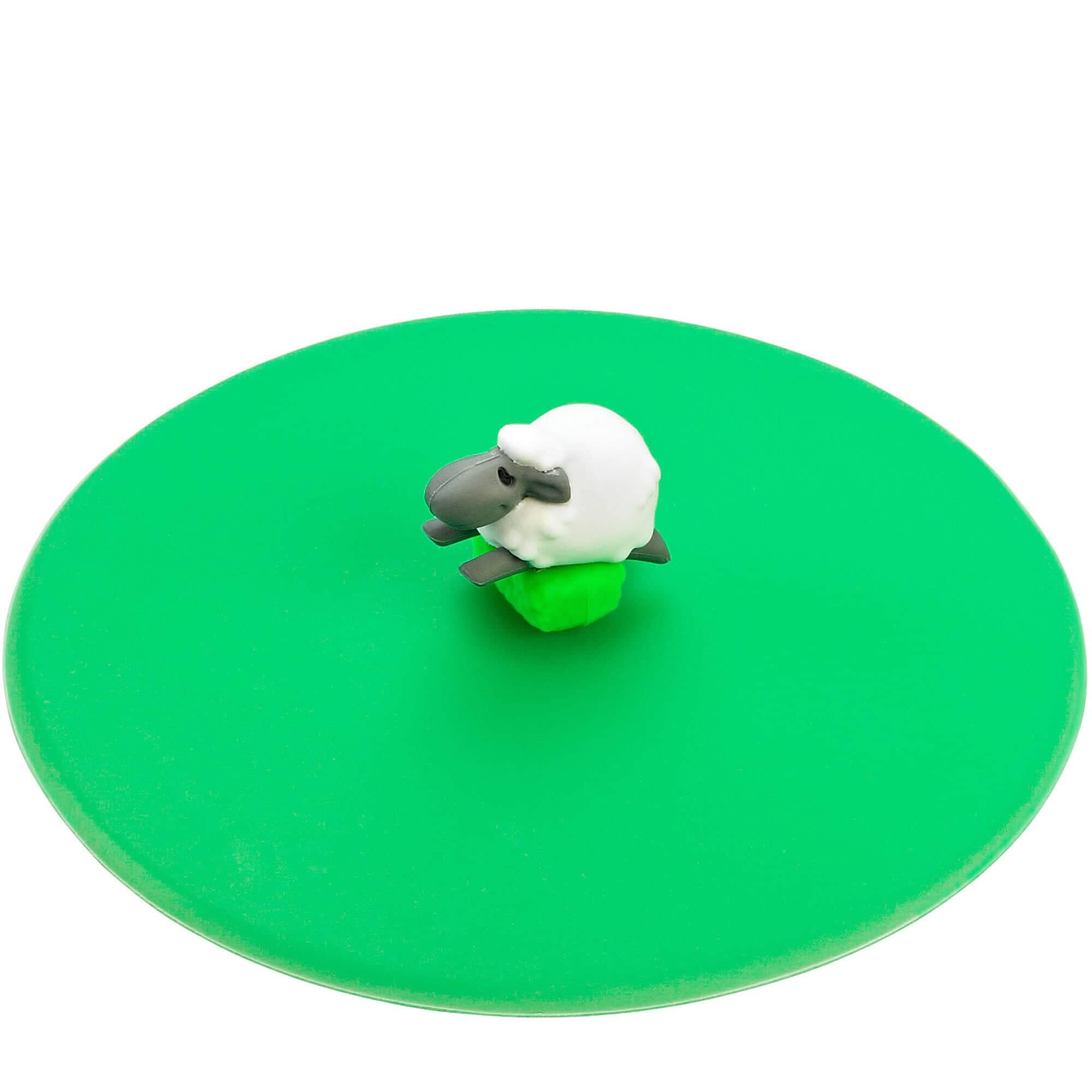 Tapa de cristal de silicona, Lurch - Animales de granja Oveja (10,5 cm)