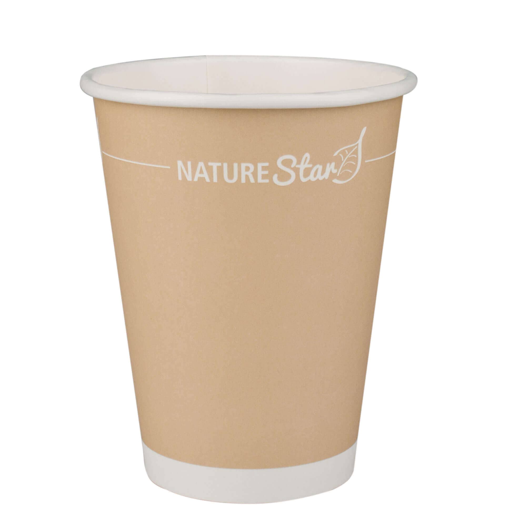 Gobelet à café en papier, marron - 300ml, 9cm
