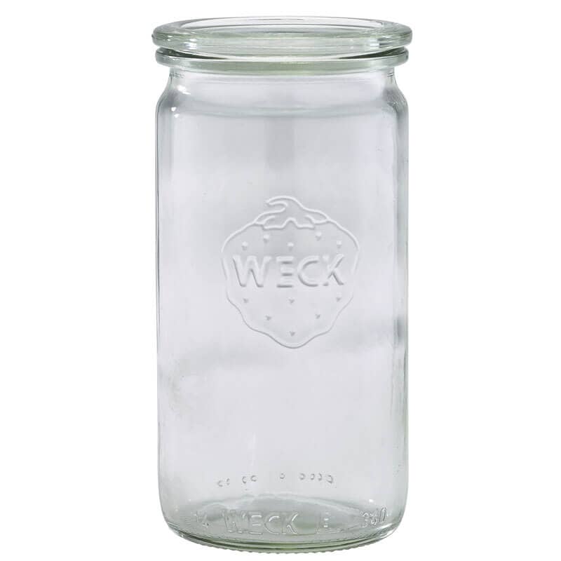 WECK-Glas mit Glasdeckel - 340ml / 6x13cm (12 Stk.)
