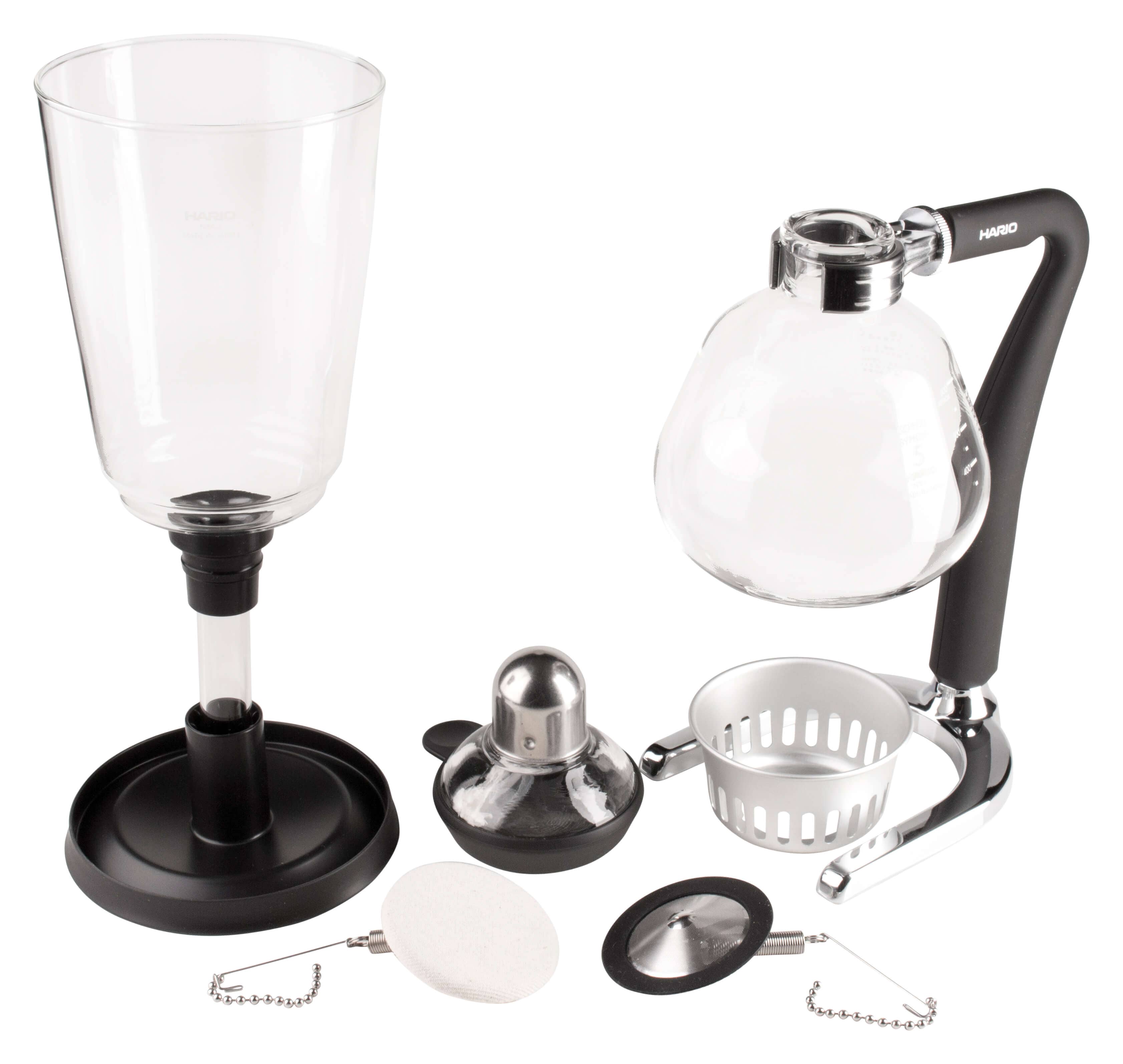 Cafetera de sifón Next, Hario - 5 tazas, 600 ml