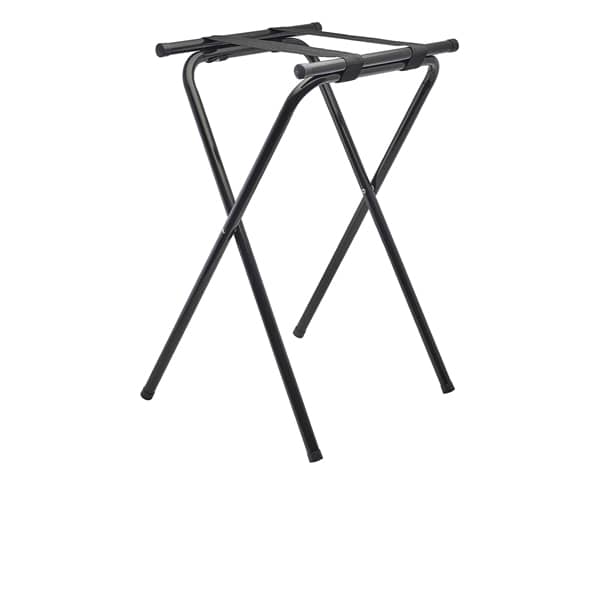 Metal tray stand, 42x84cm - black