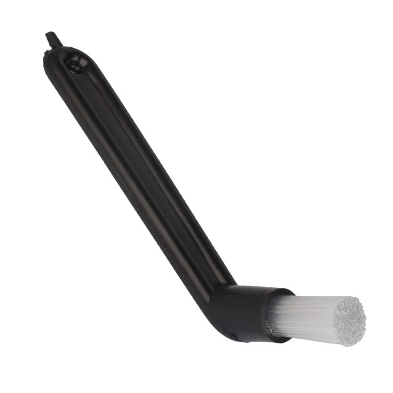 Brosse en plastique noir pour tête de brosse - 15 cm