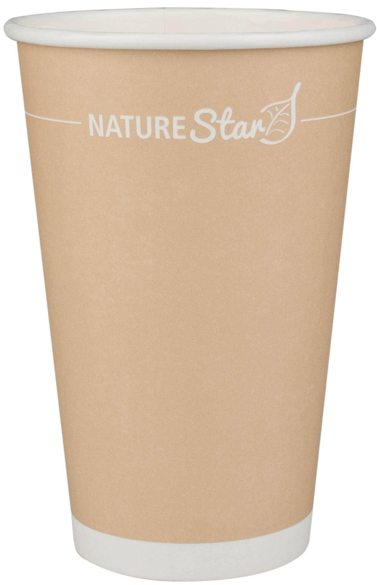 Coffee cups paper, brown - 400ml