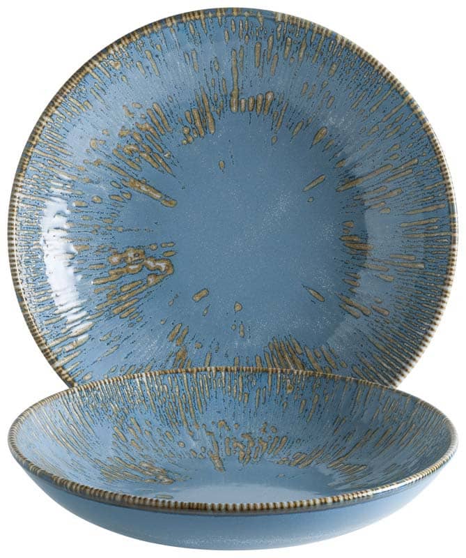 Bonna Snell Sky Bloom Plato hondo 23 cm azul - 6 ud