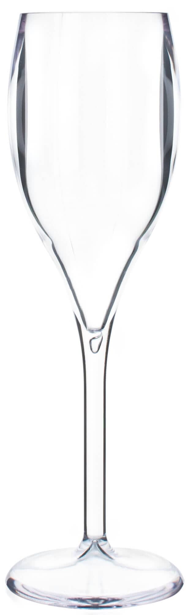 Copa de champán de plástico Opale, SAN - 150 ml (1 ud)