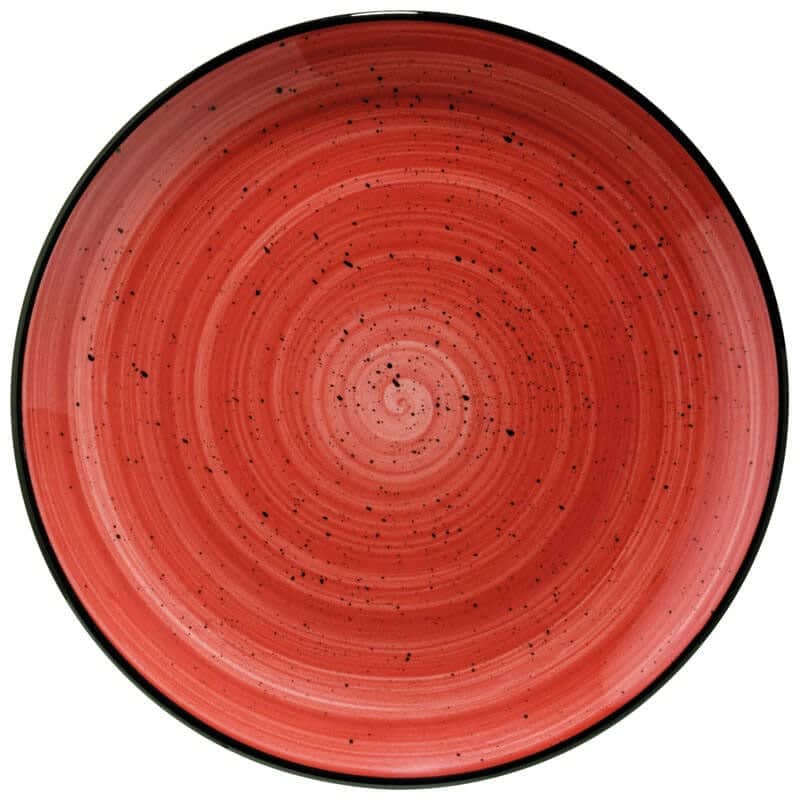 Bonna Aura Passion Assiette Gourmet plate 30cm rouge - 6 pièces