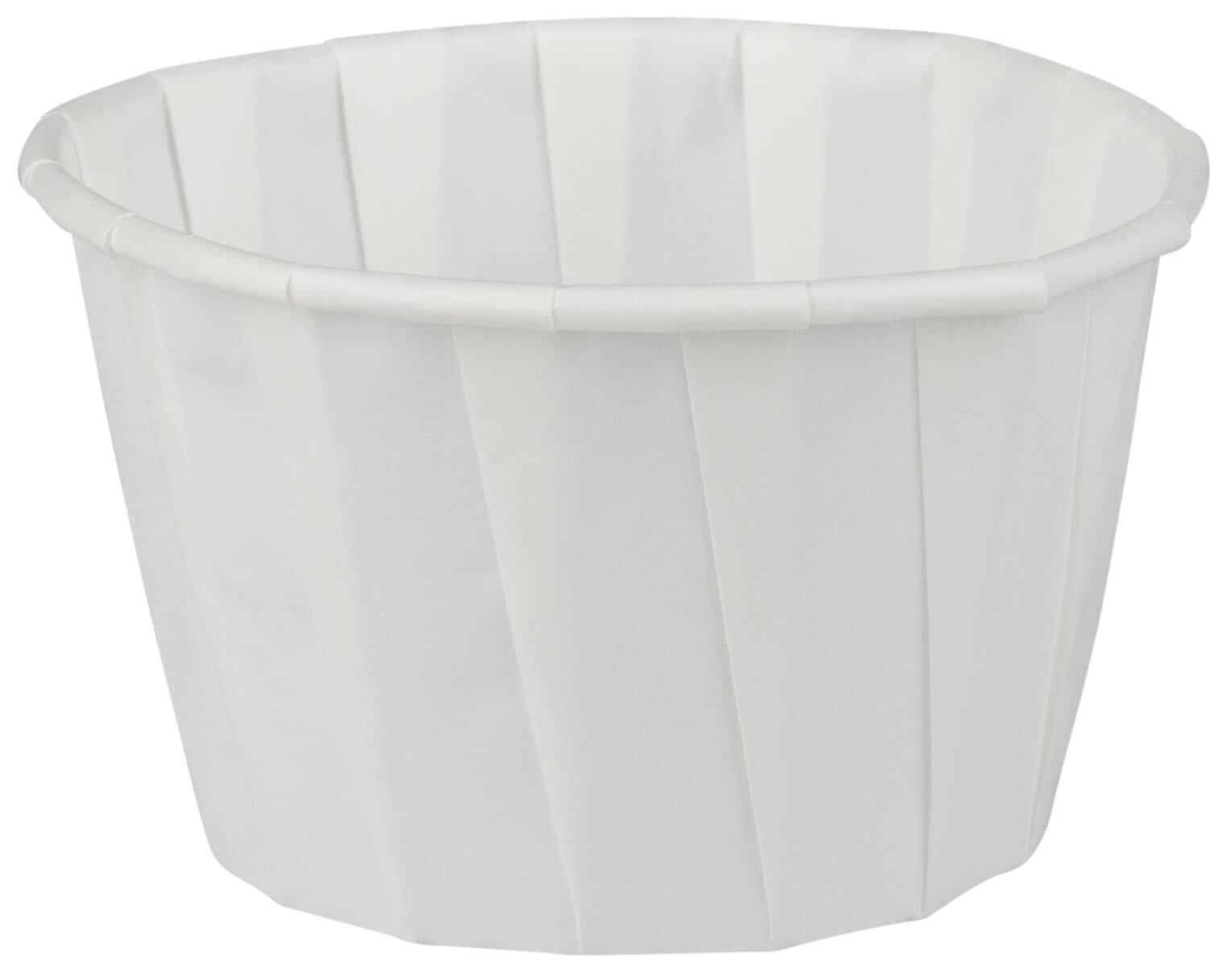 Dressing cup wax paper white - 112ml (250 pcs.)