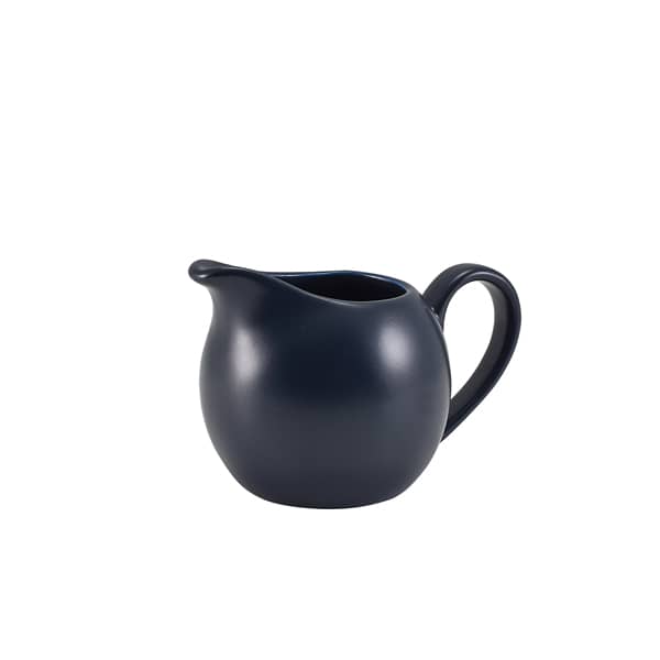 Petit pot en porcelaine bleu mat – 140 ml (6 pcs)