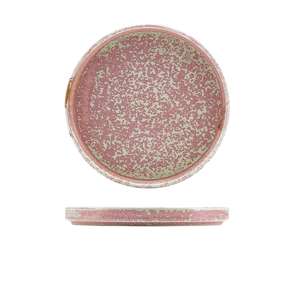 Assiette de présentation basse Terra Rose – 21 cm (6 pcs)