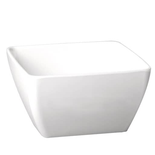 White melamine tray - 25x25 cm