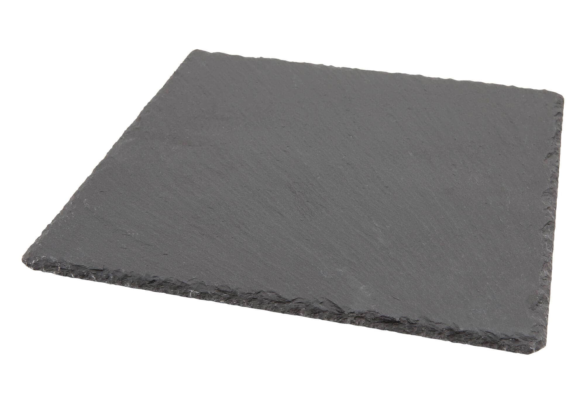 Slate serving plate, square - 28x28cm