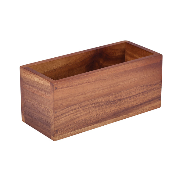 Table Caddy, Acacia Wood - 23x10x10cm