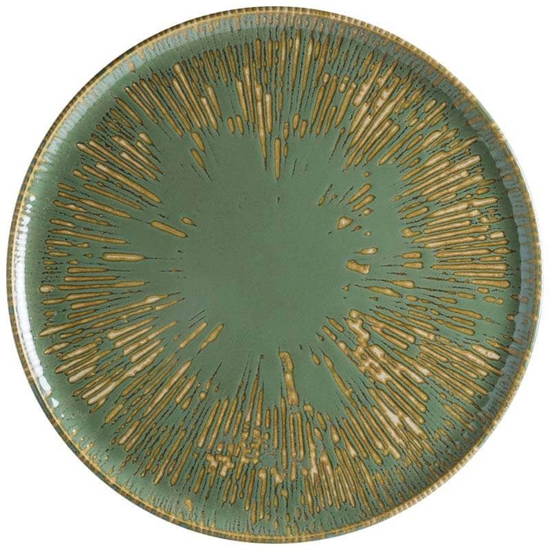 Bonna Snell Sage Gourmet Assiette à pizza 32cm vert - 6 pièces