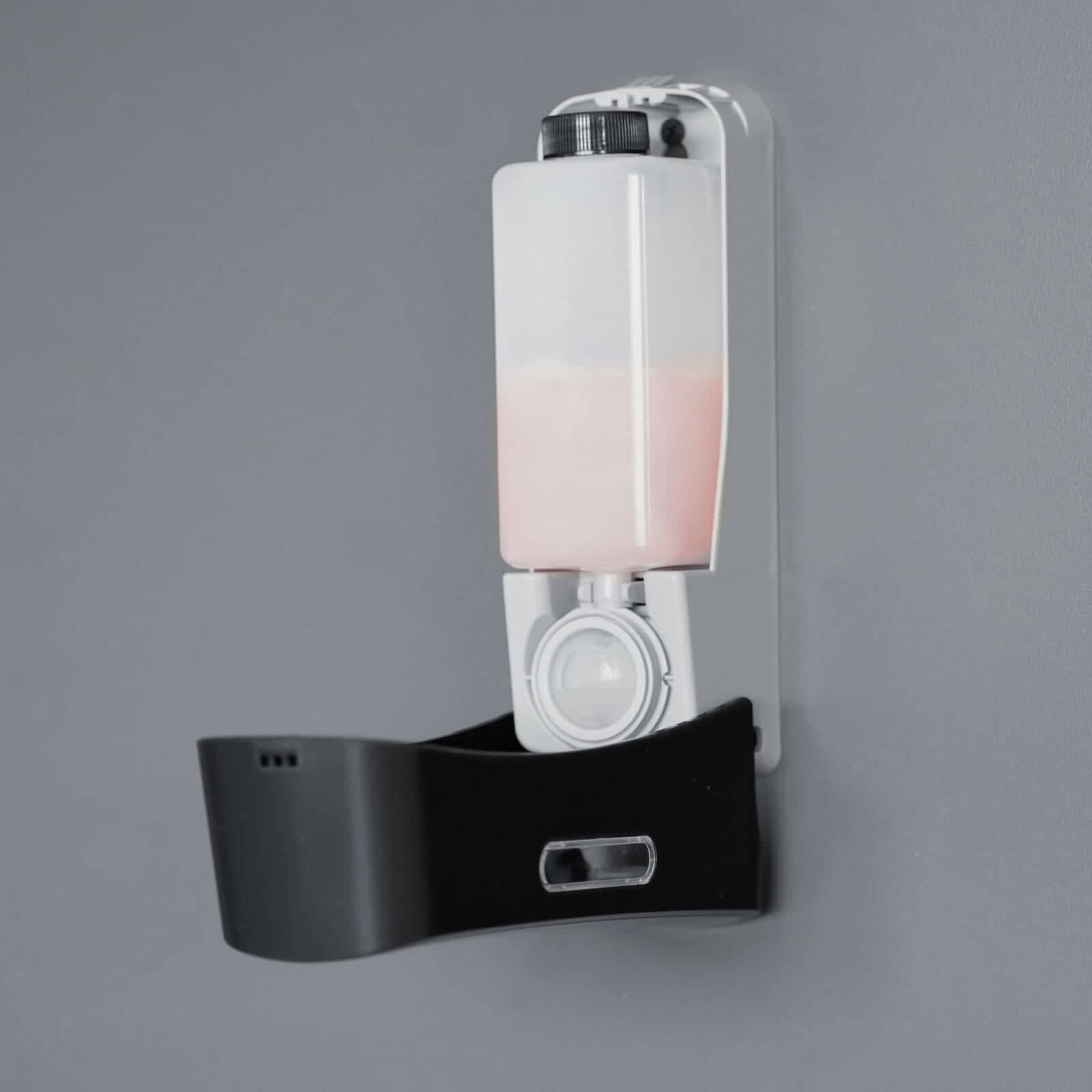 Dusch- & Badspender 350 ml - schwarz glänzend
