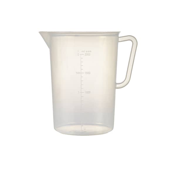 Vaso medidor con escala en ml, polipropileno -2,0 l
