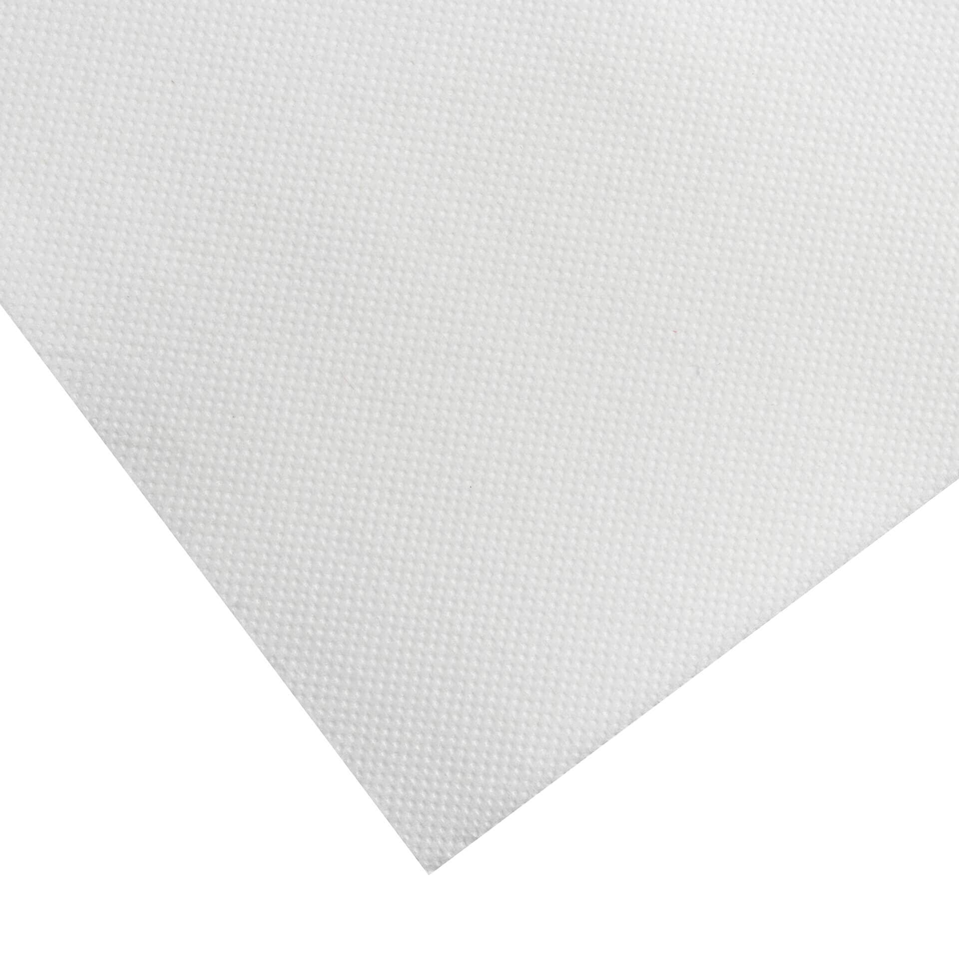 Cocktail napkins, 20x20 cm, 1/4 fold, 2-ply, micro-embossed - white (50 pcs.)