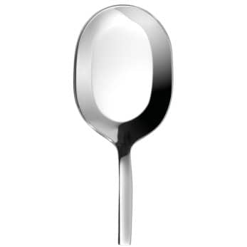 Cuchara de degustación ovalada, acero inoxidable - 10,1 cm (12 uds)