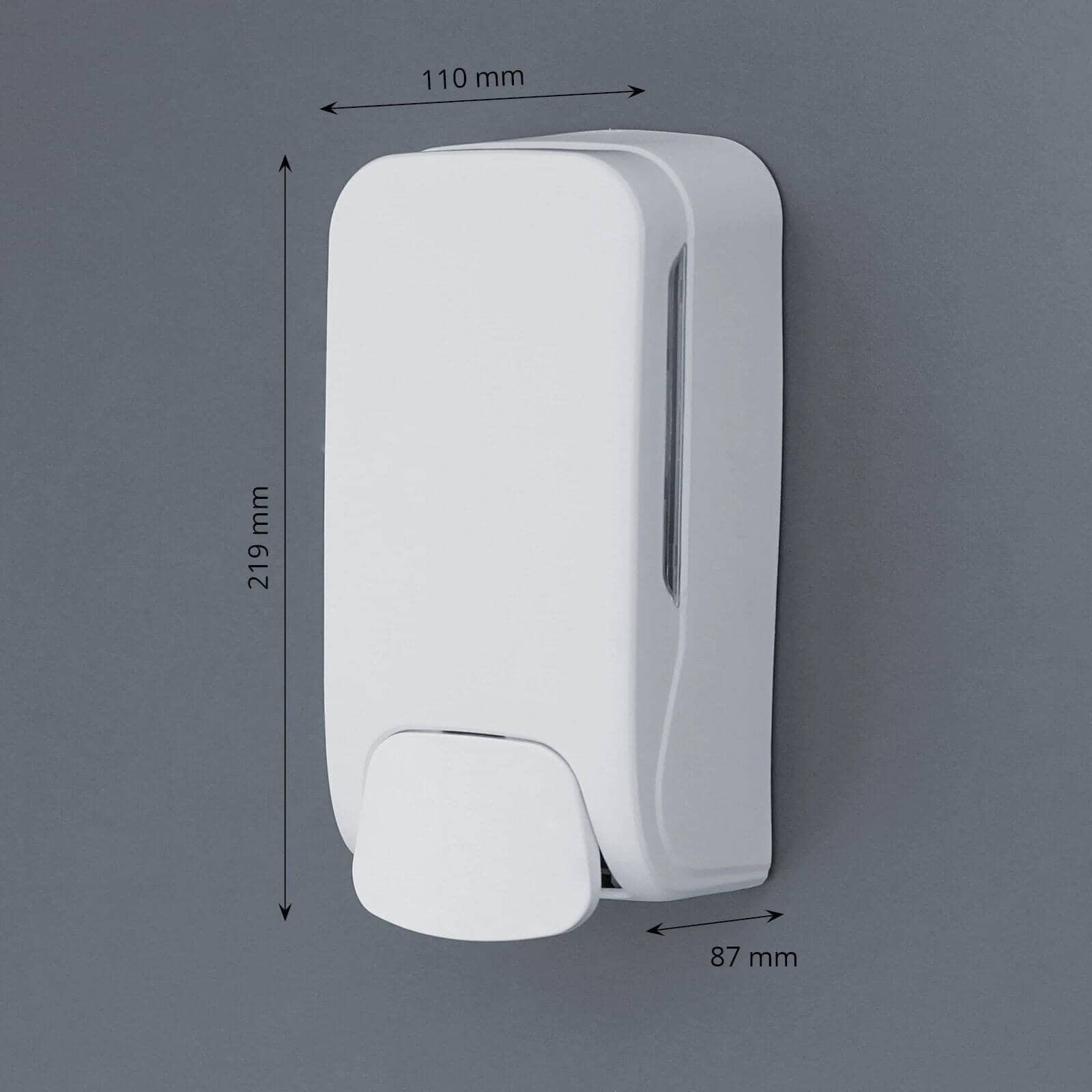 Distributeur de désinfectant 500 ml - blanc mat