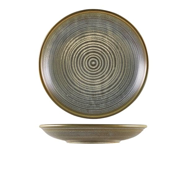 Assiette creuse Terra Matt Grey – 25 cm (6 pcs)