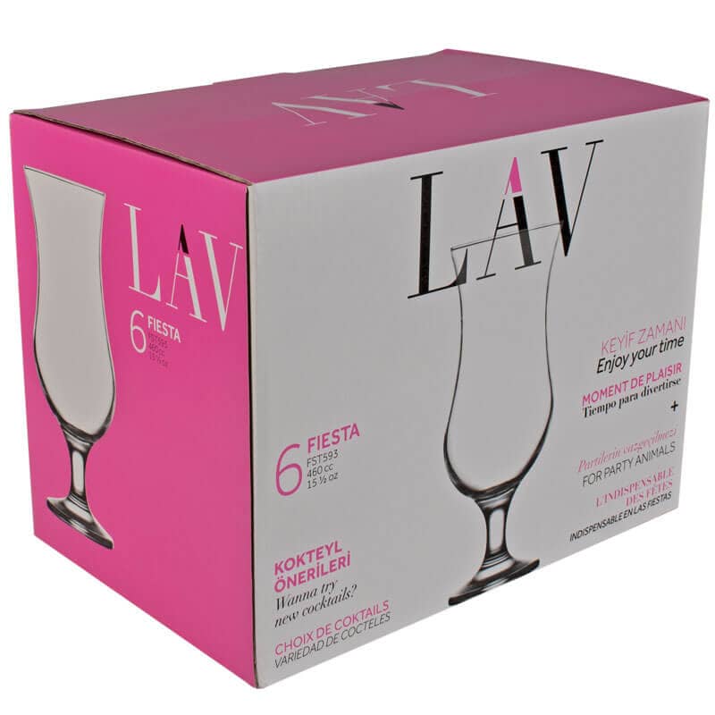 Copa de cóctel Fiesta, LAV - 460 ml (6 uds)