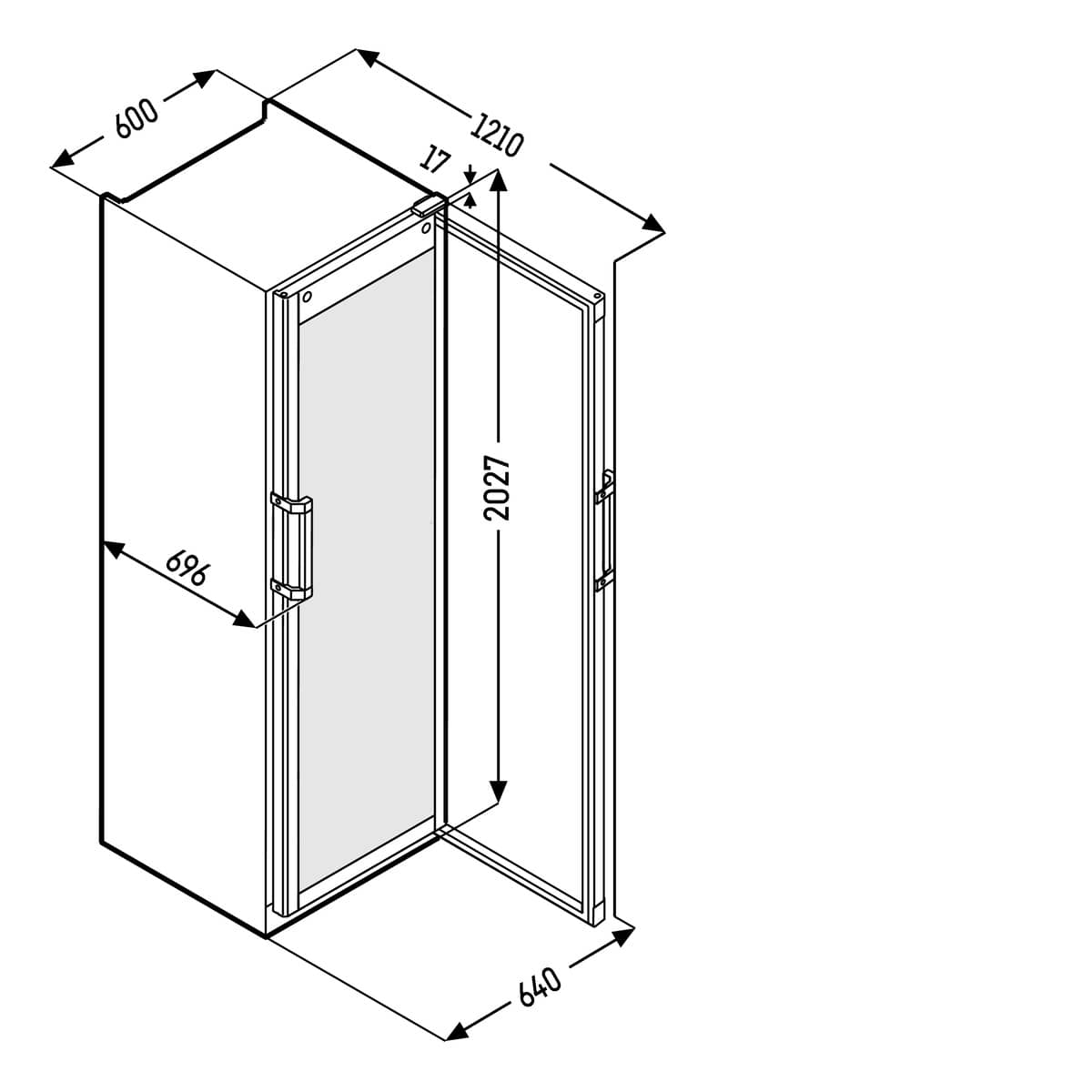 Liebherr Getränkekühlschrank FKDv 4503-21 Premium - 441 l, H 202,7 cm